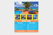 Tour Travel Agency Flyer Template, a Flyer Template by PenciGraphics (Thumbnail 3 of 3)
