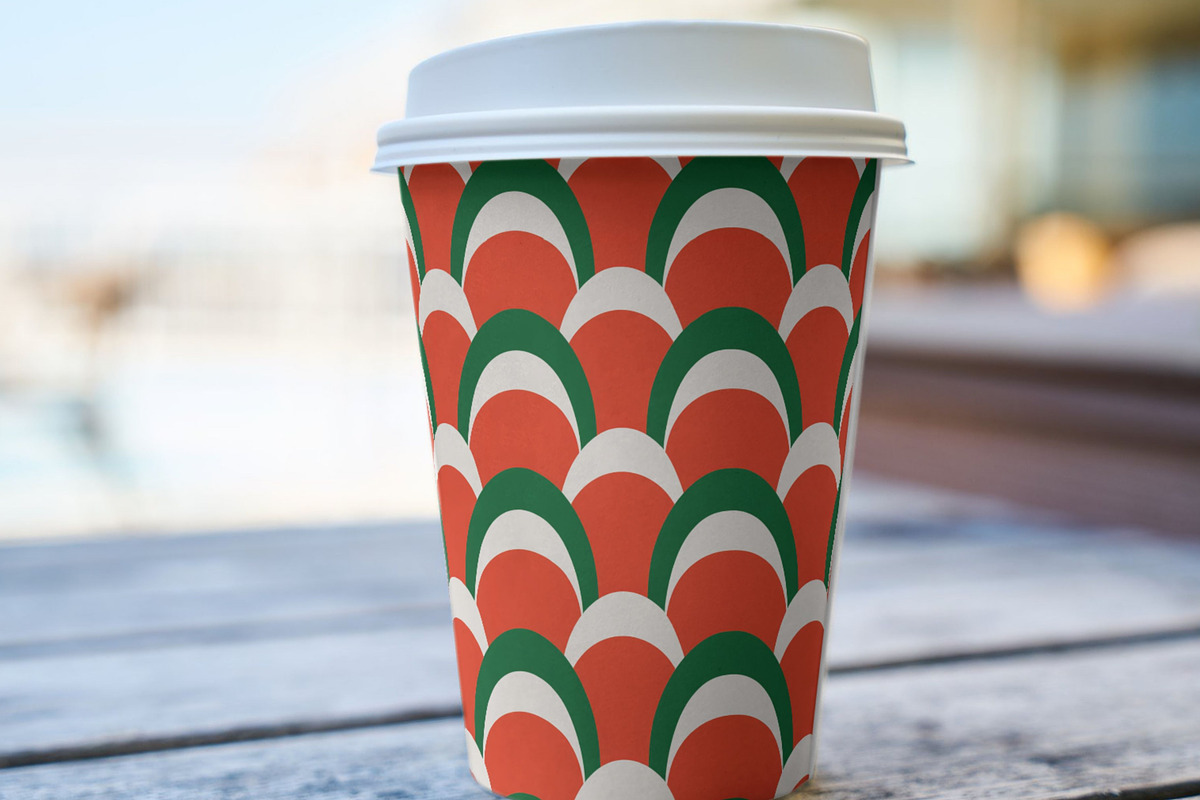 Red,White & Green Decorative Pattern, a Pattern Graphic by Pattern Whimsy (Photo 9 of 9)