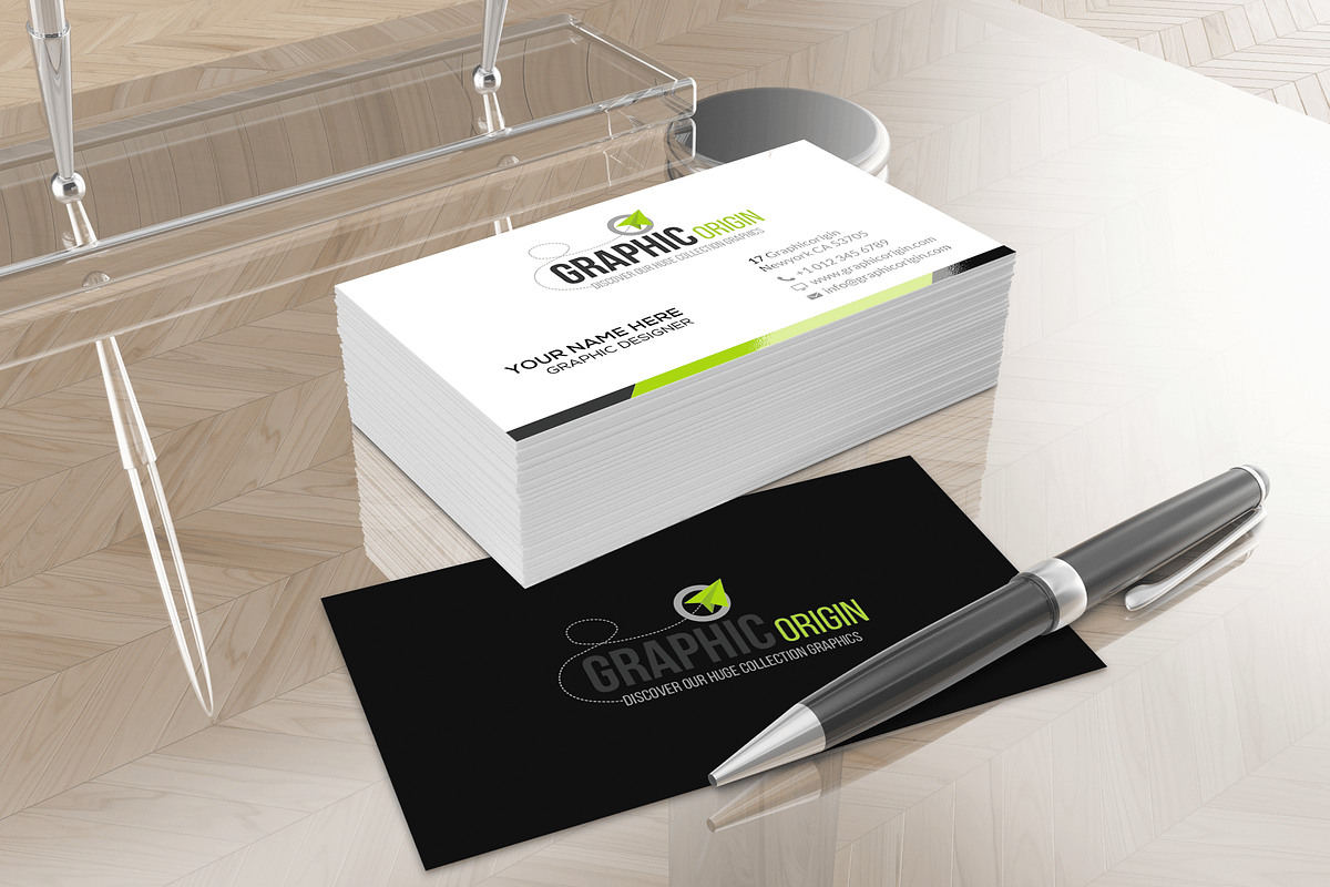 Corporate Business card, a Business Card Template by Graphic Origin (Photo 3 of 5)