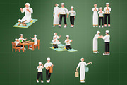 Muslim Ramadan 3D Character, an Object 3D Model by Lumina_ui_ux202 (Thumbnail 4 of 6)