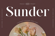 Sunder – Modern Elegant Serif Font, a Serif Font by BrandSemut (Thumbnail 1 of 10)