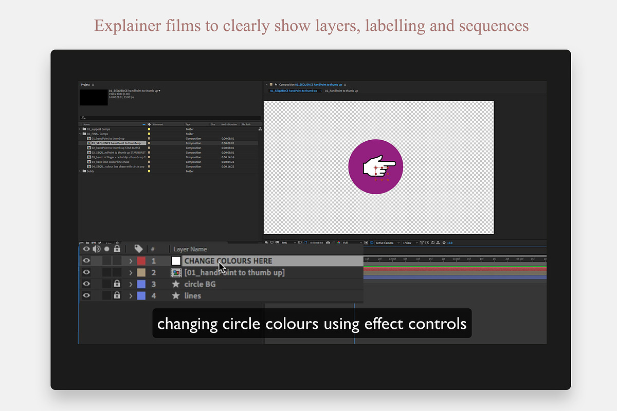 Animated thumbs up icon, a Templates & Theme by sh.creative (Photo 3 of 6)
