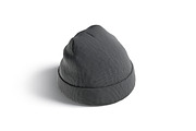 Black Winter Beanie Hat 3D Model, an Object 3D Model by rebrandy (Thumbnail 2 of 9)