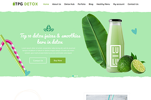 TPG Detox Store WordPress Theme