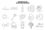 The Line of Love: One-Line Drawings, a Decorative Illustration by Artalia (Thumbnail 3 of 3)