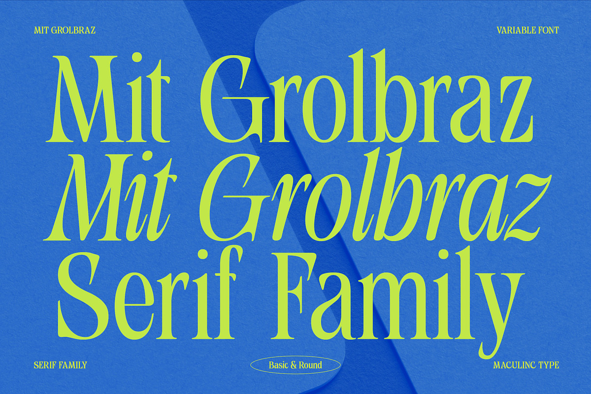 MIT Grolbraz | Variable Font, a Serif Font by Maculinc Type (Photo 2 of 16)