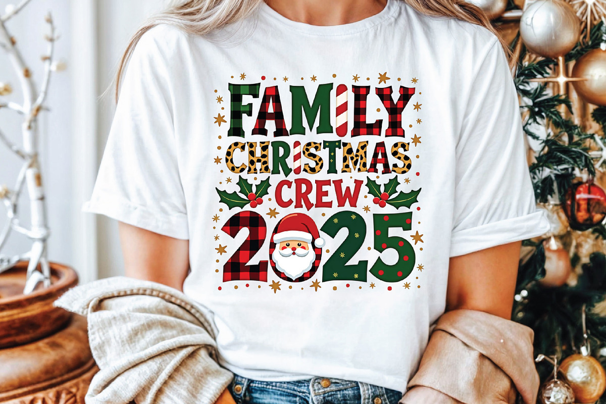 Family Christmas Crew 2025 Png, an Illustration by Libby Wishes (Photo 4 of 5)