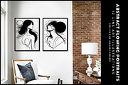 Abstract Flowing Portraits, a Decorative Illustration by Digital Art Creations (Thumbnail 4 of 6)