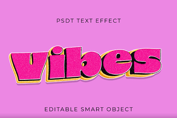 Retro Glitter 3D Text Effect