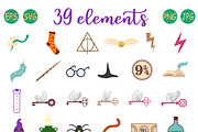 School of Witches and Magic Patterns, a Pattern Graphic by Michiru13 (Thumbnail 18 of 30)