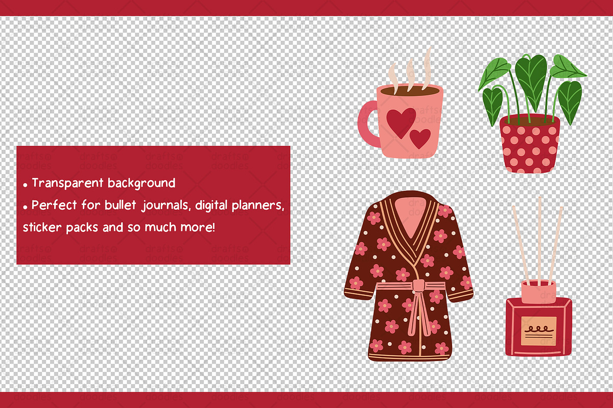 Self Care Day Graphic Set, a Pattern Graphic by Drafts n Doodles (Photo 3 of 11)