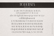 Modelista | Ligature Serif Family, a Serif Font by Krismagraph (Thumbnail 11 of 20)