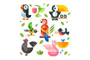 Magic animal world, geometric flat, an Animal Illustration by Oleg Beresnev (Thumbnail 2 of 5)