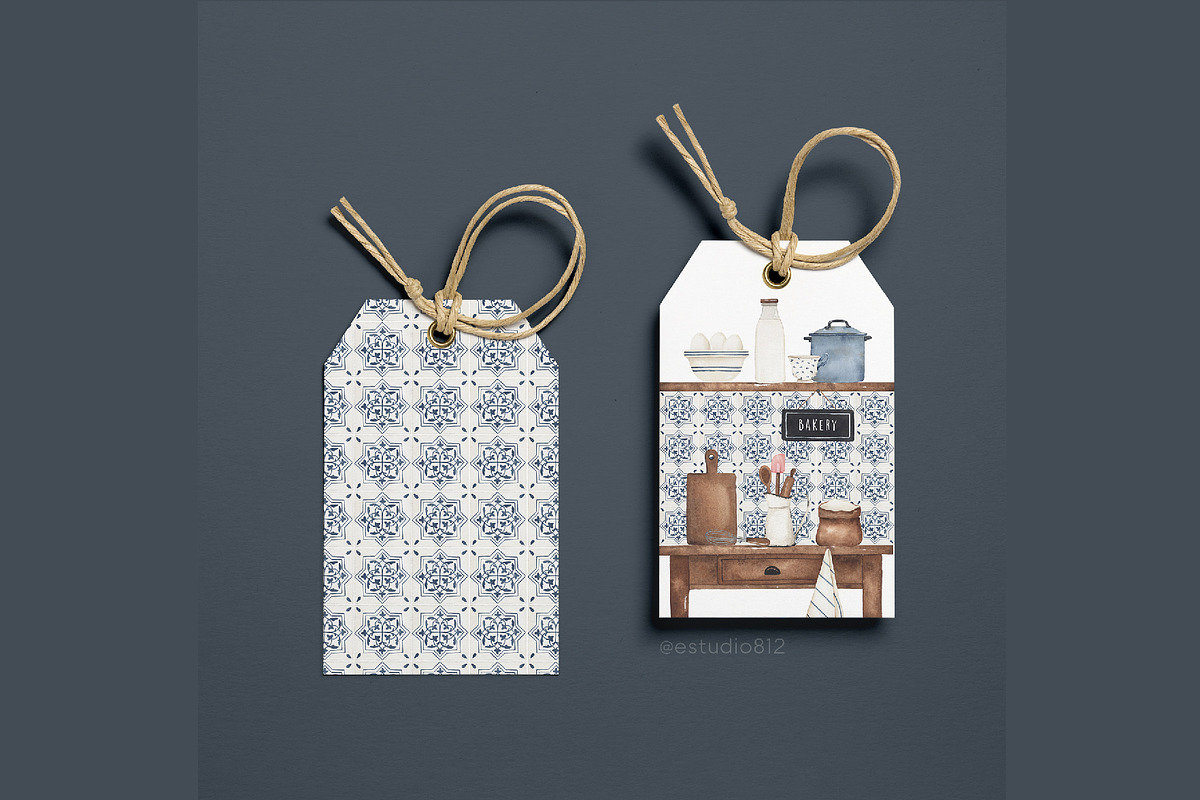 Pasticerie watercolor set, a Decorative Illustration by Estudio 812 (Photo 8 of 10)