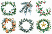 Christmas Garlands Sublimation, an Illustration by Craft Nest (Thumbnail 2 of 6)