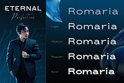 Romaria Stylish, a Sans Serif Font by Burntilldead (Thumbnail 6 of 12)