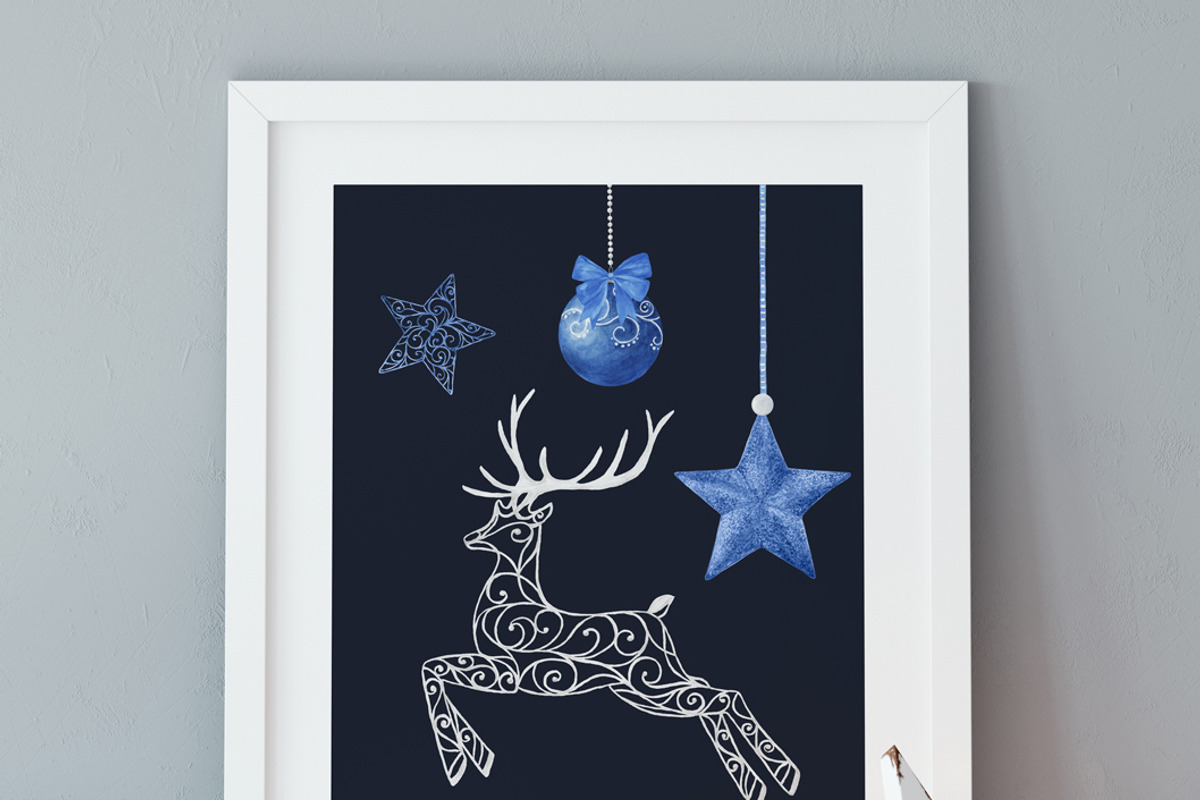 Christmas Creator Pack Watercolor, a Decorative Illustration by NataliVA (Photo 13 of 13)