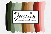 December Procreate Color Palette, a Palette Add-On by illuztrate (Thumbnail 3 of 3)