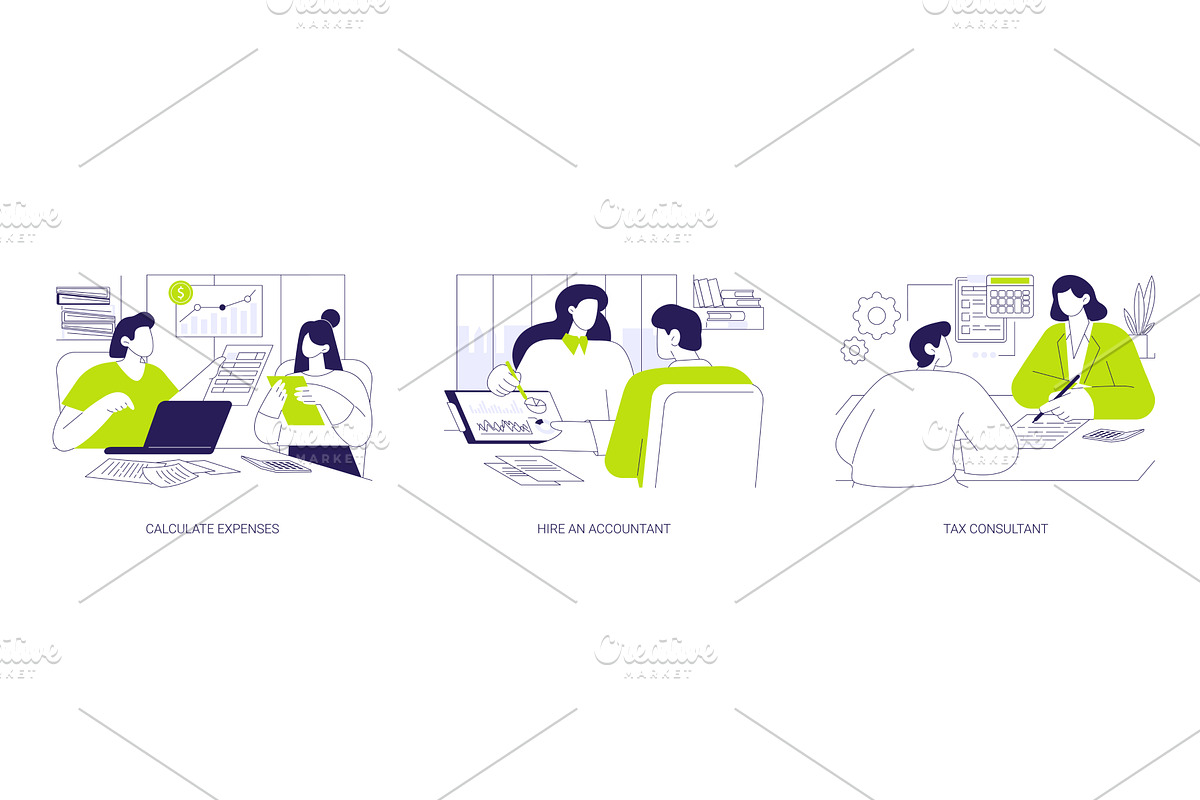 Small business finance management, a Finance Illustration by Visual Generation