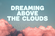 Cloud Puff Font, a Symbol Font by gafaroff studio (Thumbnail 7 of 8)