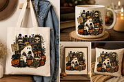 Retro Halloween Hobby Png Bundle, an Object Graphic by Daisy Design (Thumbnail 5 of 13)