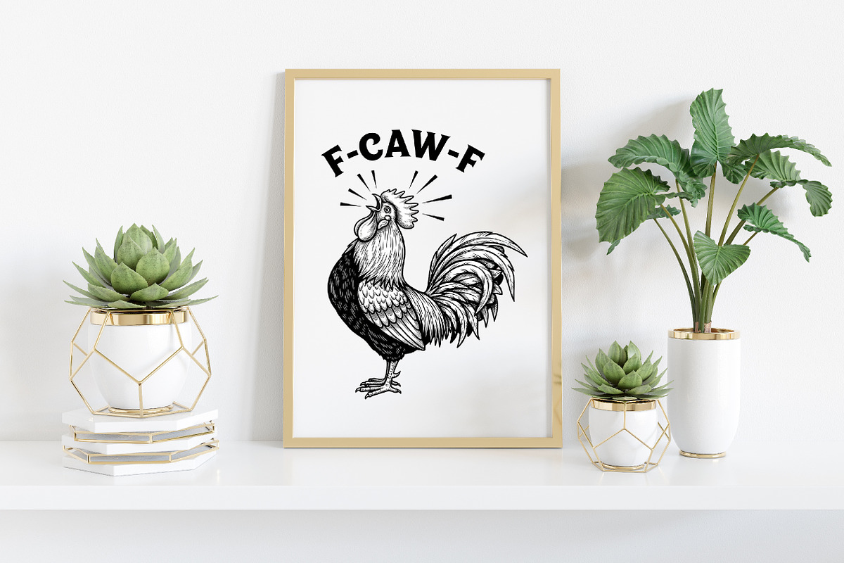 F-Caw-F PNG, an Illustration by Craft Nest (Photo 5 of 6)