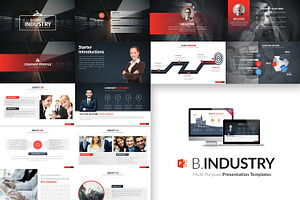 Business Industry Powerpoint, a Presentation Template by Stock Shape