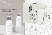 Set of linear plants vector and svg, an Illustration by RushkinaAntonina (Thumbnail 3 of 4)