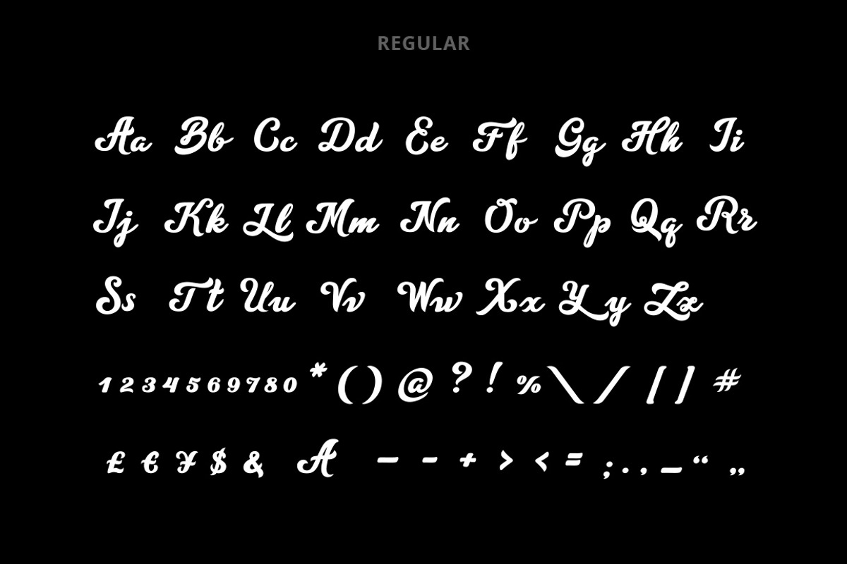 Letter Craft font preview 2