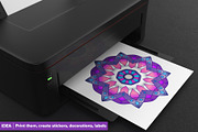 Mandala Vector Ornaments Bundle, a Decorative Illustration by pixaroma (Thumbnail 17 of 43)