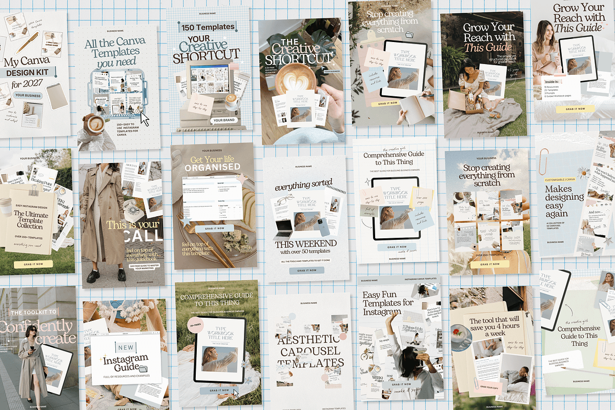 Digital Product Pinterest Templates, a Marketing Template by Tabitha Emma (Photo 3 of 7)
