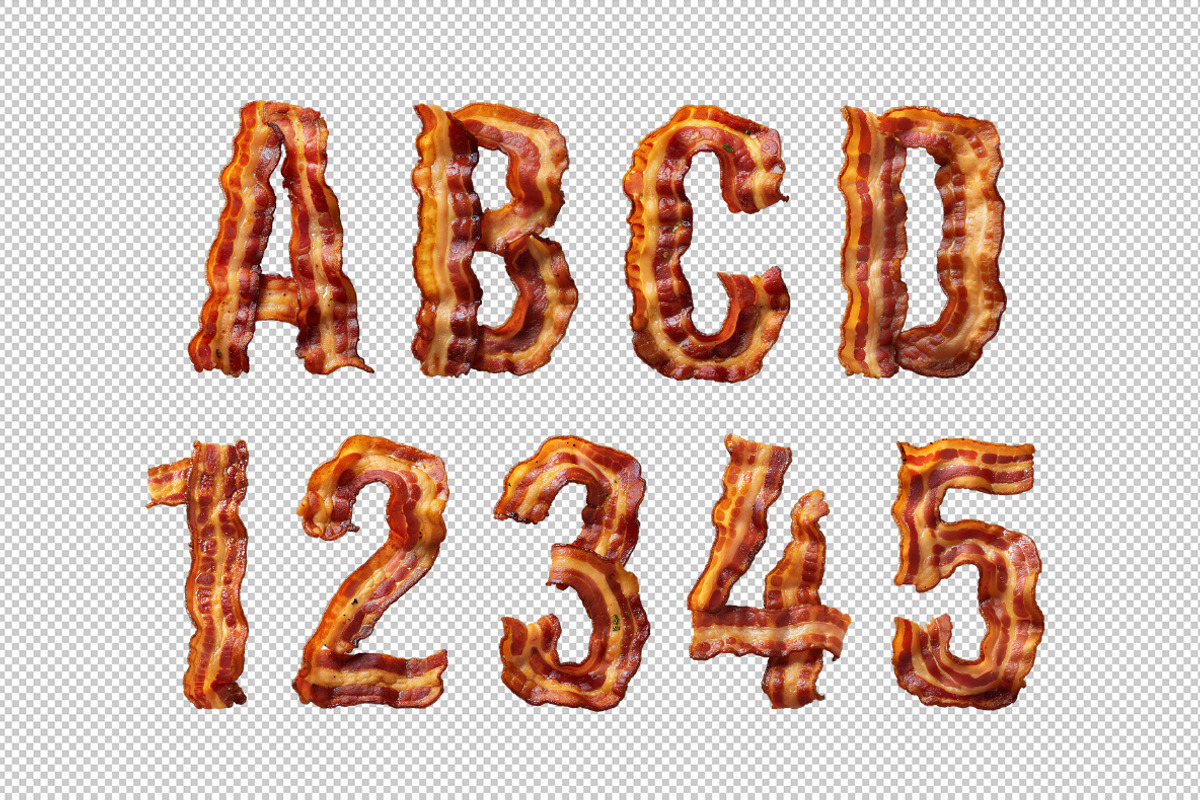 Bacon Font, a Sans Serif Font by Handmadefont (Photo 10 of 10)