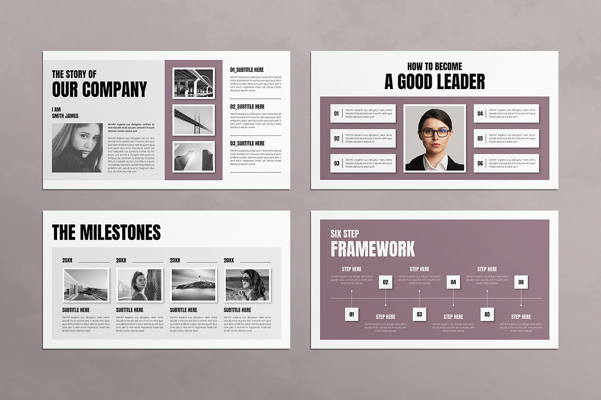 Masterclass Slide Deck Presentation, a Presentation Template by E-Type (Photo 5 of 7)