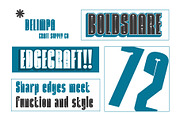 Delimpa 3D, a Sans Serif Font by Craft Supply Co. (Thumbnail 5 of 8)