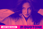 21 Duotone Effects, an Action Add-On by PSD Action (Thumbnail 19 of 22)