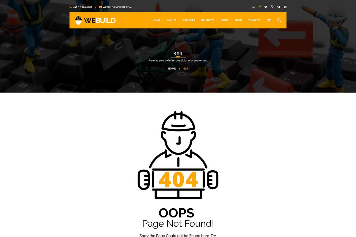WEBUILD – Construction & Building, a Websites & App Template by ewises (Photo 15 of 18)