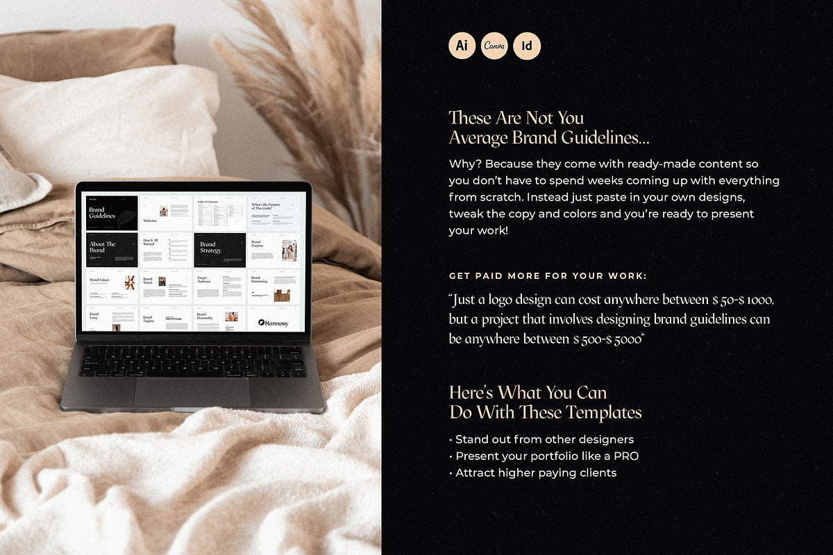 HARMONY Brand Guidelines, a Branding & Logo Template by AndrewPixel (Photo 2 of 14)