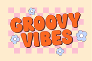 Retro Thick - Retro Font, a Handwritten Font by Keithzo (Thumbnail 2 of 6)