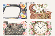 Vintage Mechanical Floral, a Decorative Illustration by Artnoy (Thumbnail 4 of 18)