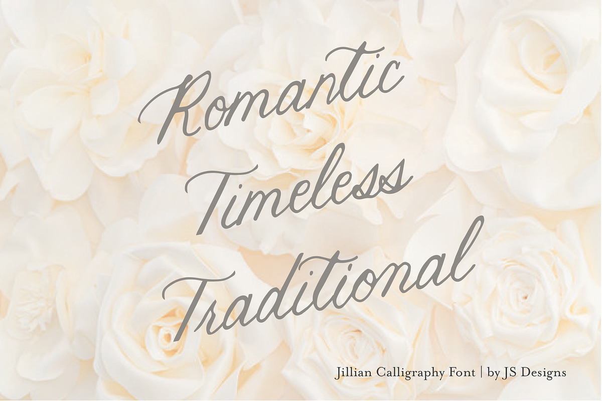Jillian | Wedding Calligraphy Font, a Script Font by JS Design (Photo 9 of 14)