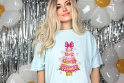 Glitter Coquette Christmas Tree Png, an Illustration by designcity5 (Thumbnail 5 of 5)