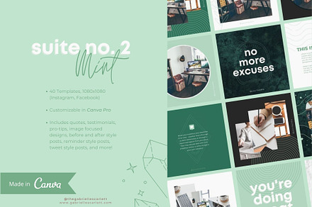 Mint | Social Media Templates IG