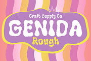 Genida Rough, a Sans Serif Font by Craft Supply Co. (Thumbnail 1 of 8)