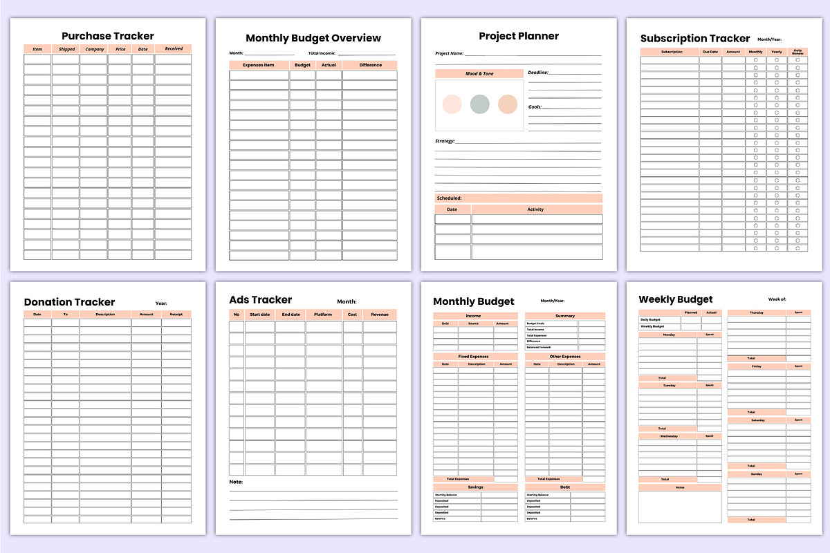2025-26 Side Hustle Planner Canva, a Stationery Template by Mustafiz (Photo 10 of 11)