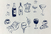 Italian Life Style Procreate Stamps, a Brushes & More by HabitusDesigns (Thumbnail 7 of 19)
