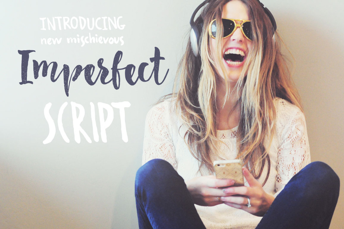 Imperfect Calligraphy Script