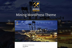 Bigrock - Mining WordPress Theme