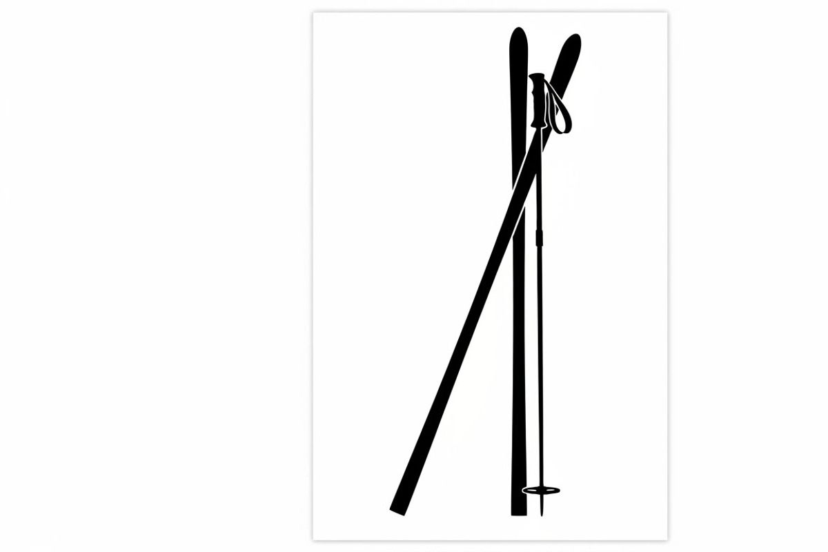 collection of Winter Ski Silhouette, an Illustration by Amazin_art (Photo 10 of 33)