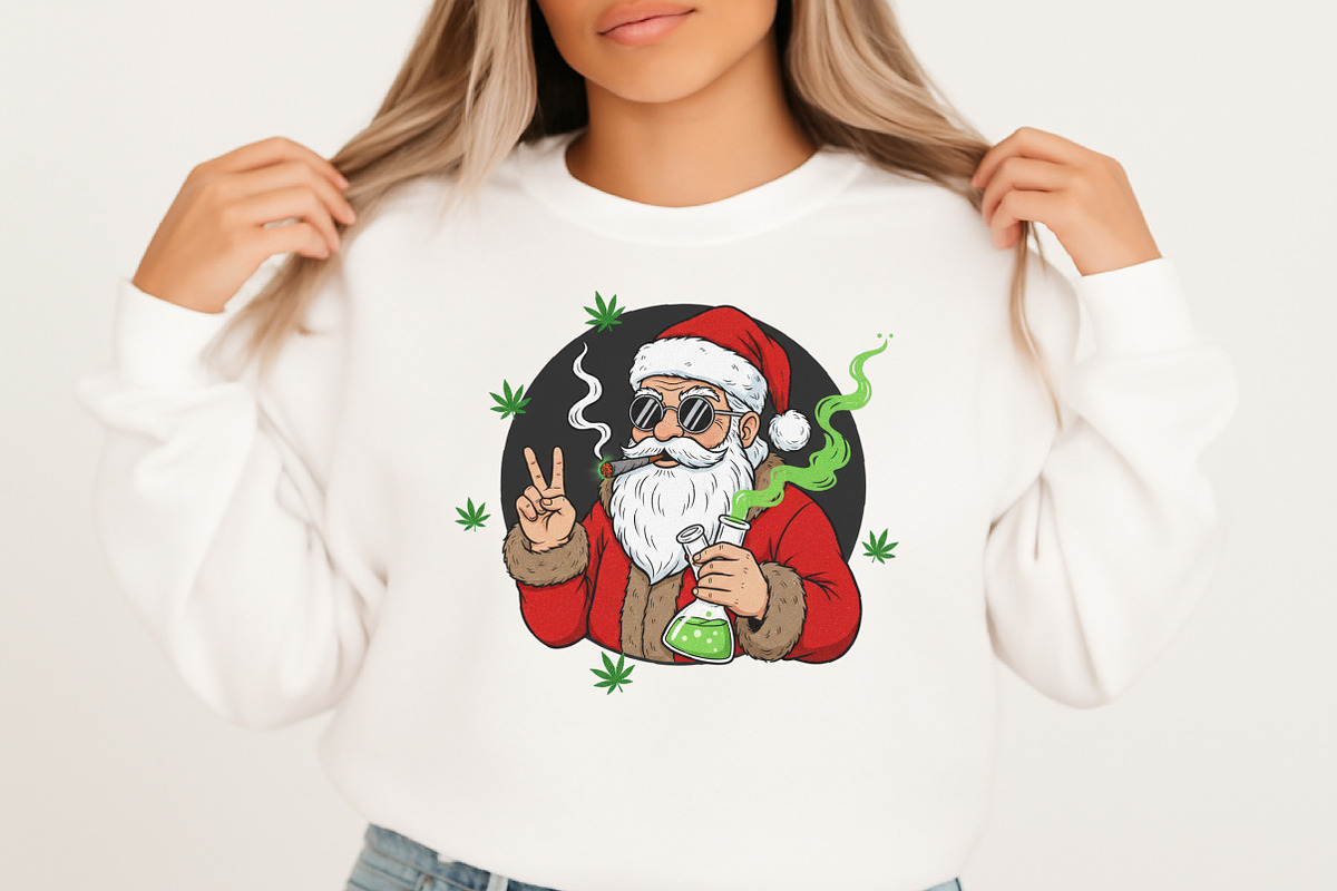 Santa Smoking PNG, an Illustration by Craft Nest (Photo 5 of 6)