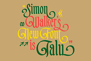 Talu, a Font by Simon Walker (Thumbnail 1 of 11)